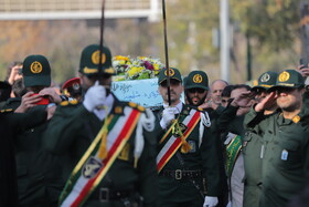 مراسم تشییع پیکرهای ۴ شهید گمنام - تبریز
