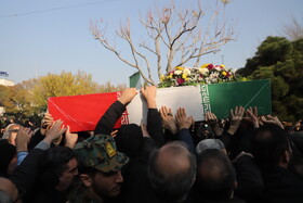 مراسم تشییع پیکرهای ۴ شهید گمنام - تبریز
