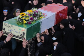 مراسم تشییع پیکرهای ۴ شهید گمنام - تبریز
