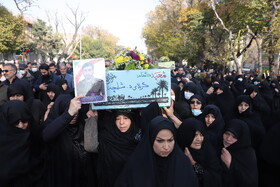 مراسم تشییع پیکرهای ۴ شهید گمنام - تبریز
