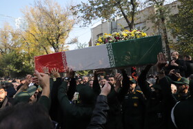 مراسم تشییع پیکرهای ۴ شهید گمنام - تبریز

