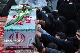 پیکر ۱۰ شهید گمنام در البرز تشییع شد