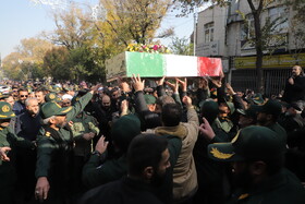 مراسم تشییع پیکرهای ۴ شهید گمنام - تبریز
