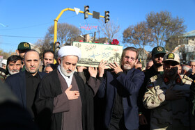 تشییع پیکر شهدای گمنام در اردبیل