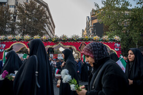 مراسم تشییع پیکرهای ۱۰۰ شهید گمنام - تهران