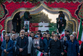مراسم تشییع پیکرهای ۱۰۰ شهید گمنام - تهران