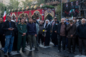 مراسم تشییع پیکرهای ۱۰۰ شهید گمنام - تهران