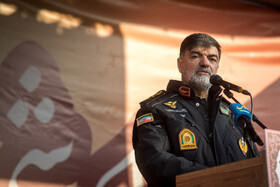 سخنرانی احمدرضا رادان، فرمانده کل انتظامی کشور در مراسم تشییع پیکرهای ۱۰۰ شهید گمنام - تهران
