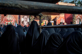 مراسم تشییع پیکرهای ۱۰۰ شهید گمنام - تهران