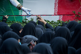 مراسم تشییع پیکرهای ۱۰۰ شهید گمنام - تهران