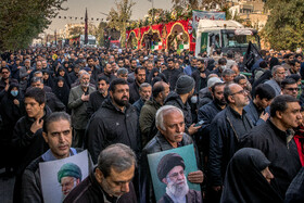 مراسم تشییع پیکرهای ۱۰۰ شهید گمنام - تهران