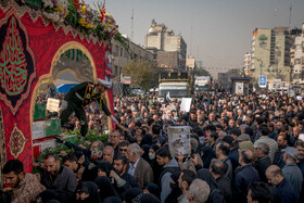 مراسم تشییع پیکرهای ۱۰۰ شهید گمنام - تهران