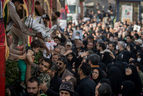 مراسم تشییع پیکرهای ۱۰۰ شهید گمنام - تهران