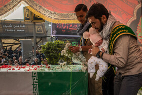 مراسم تشییع پیکرهای ۱۰۰ شهید گمنام - تهران