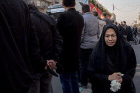 مراسم تشییع پیکرهای ۱۰۰ شهید گمنام - تهران