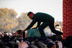 مراسم تشییع پیکر‌های ۱۲ شهید گمنام - اصفهان