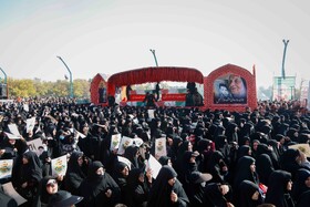 مراسم تشییع پیکر‌های ۱۲ شهید گمنام - اصفهان