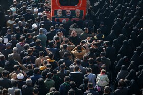 مراسم تشییع پیکر‌های ۱۲ شهید گمنام - اصفهان