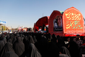 مراسم تشییع پیکر‌های ۱۲ شهید گمنام - اصفهان