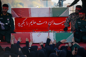 مراسم تشییع پیکر‌های ۱۲ شهید گمنام - اصفهان