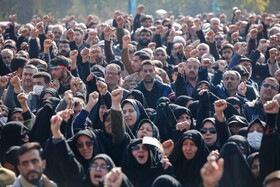 مراسم تشییع پیکر‌های ۱۲ شهید گمنام - اصفهان