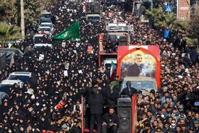 مراسم تشییع پیکر‌های ۱۲ شهید گمنام - اصفهان