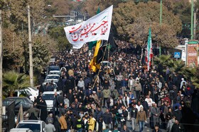 مراسم تشییع پیکر‌های ۱۲ شهید گمنام - اصفهان