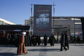 مراسم تشییع پیکرهای ۱۳ شهید گمنام - مشهد