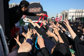 مراسم تشییع پیکرهای ۱۳ شهید گمنام - مشهد