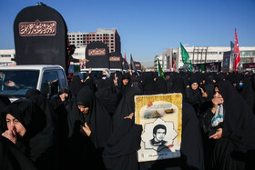 مراسم تشییع پیکرهای ۱۳ شهید گمنام - مشهد