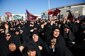 مراسم تشییع پیکرهای ۱۳ شهید گمنام - مشهد