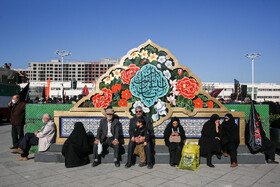 مراسم تشییع پیکرهای ۱۳ شهید گمنام - مشهد