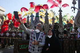 مراسم تشییع پیکرهای ۱۳ شهید گمنام - مشهد