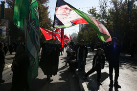 مراسم تشییع پیکرهای ۱۳ شهید گمنام - مشهد