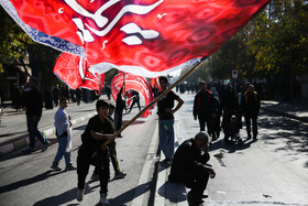 مراسم تشییع پیکرهای ۱۳ شهید گمنام - مشهد