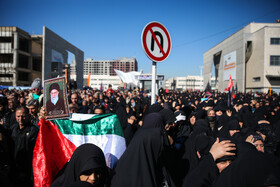 مراسم تشییع پیکرهای ۱۳ شهید گمنام - مشهد