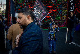 عزاداری شهادت حضرت فاطمه (س) در میدان هفت تیر