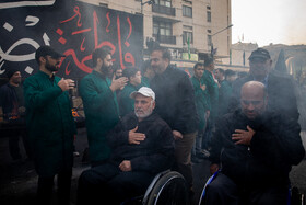 عزاداری شهادت حضرت فاطمه (س) در میدان هفت تیر