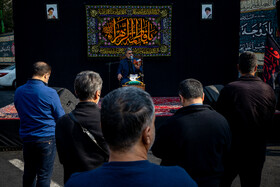 عزاداری شهادت حضرت فاطمه (س) در میدان هفت تیر