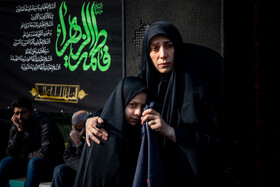 عزاداری شهادت حضرت فاطمه (س) در میدان هفت تیر