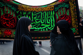 عزاداری شهادت حضرت فاطمه (س) در میدان هفت تیر