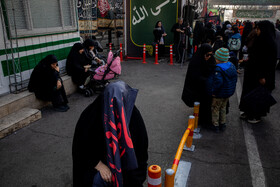 عزاداری شهادت حضرت فاطمه (س) در میدان هفت تیر