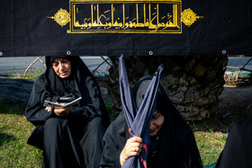 عزاداری شهادت حضرت فاطمه (س) در میدان هفت تیر