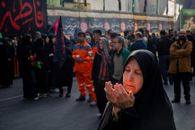 عزاداری شهادت حضرت فاطمه (س) در میدان هفت تیر