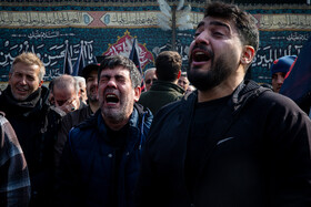 عزاداری شهادت حضرت فاطمه (س) در میدان هفت تیر