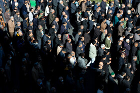 مراسم تشییع پیکرهای ۶ شهید گمنام - اراک