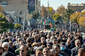 مراسم تشییع پیکرهای ۶ شهید گمنام - اراک