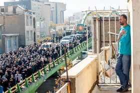 مراسم تشییع پیکرهای ۶ شهید گمنام - اراک