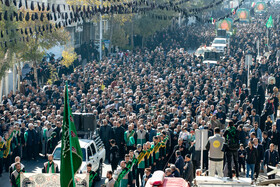 مراسم تشییع پیکرهای ۶ شهید گمنام - اراک