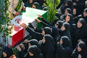 مراسم تشییع پیکرهای ۶ شهید گمنام - اراک